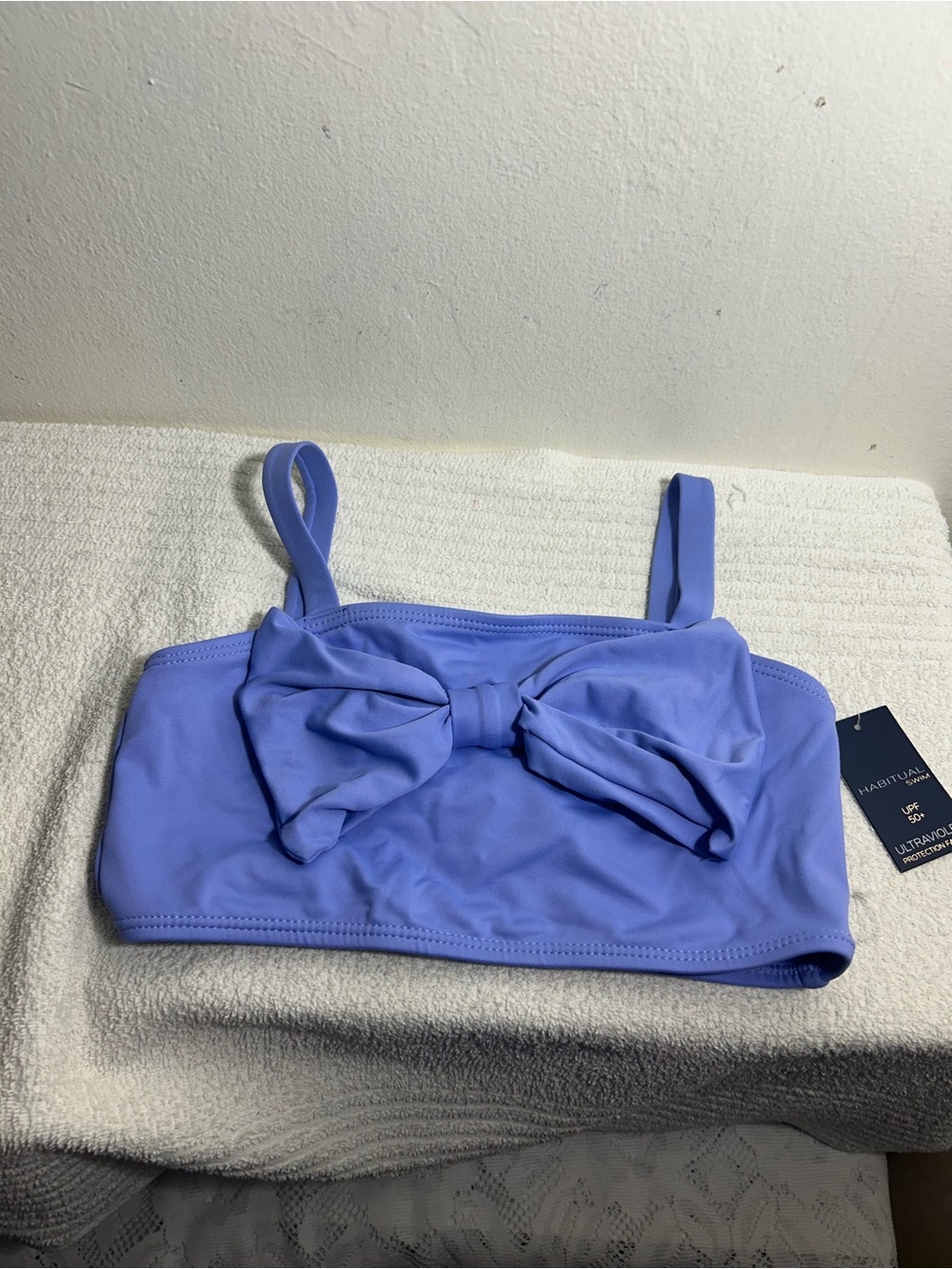 Habitual girl upf 50+ lavender lilac Swim Top Sz 10
